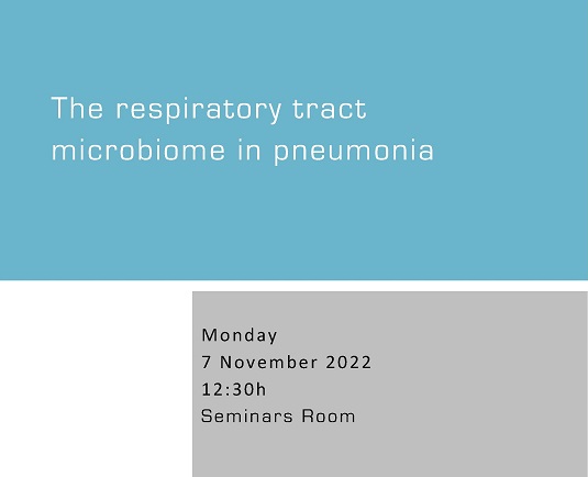 The respiratory tract microbiome in pneumonia